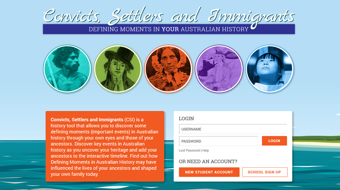 Settlers and Immigrants (CSI) - Australian History Mysteries
