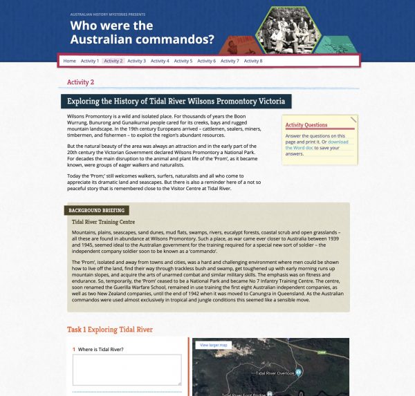 Who were the Australian commandos? Year 10 - Image 3